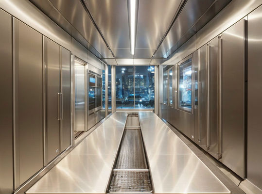 Sophisticated Noise-reducing Stainless Steel Cladding for Concert Halls