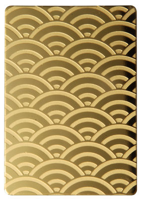 304 Stainless Steel Decorative Sheet 8k Mirror Polishing In Gold Colour