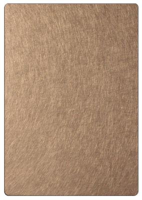 Noon Reflective Vibration Bronze Finish Decorative Stainless Steel Sheet