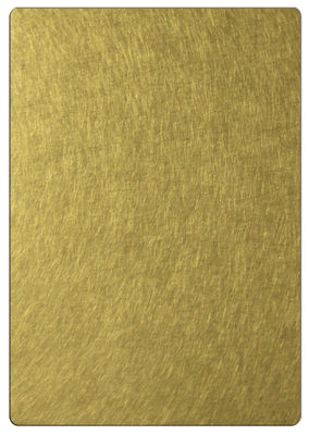 Stainless Steel Matt Vibration Finish In Brass / Black / Champagne Colour