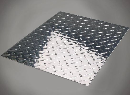 Anti-Skidding Stripes / Pearl 6WL Stucco Embossed Aluminum Plate