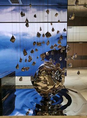 Stainless Steel 3D Three - Dimensional Objects , Visually Captivating Artworks