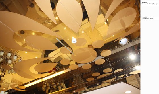 Roestvrij staal plafond tegels, panelen, systemen, creatieve ontwerp kunst