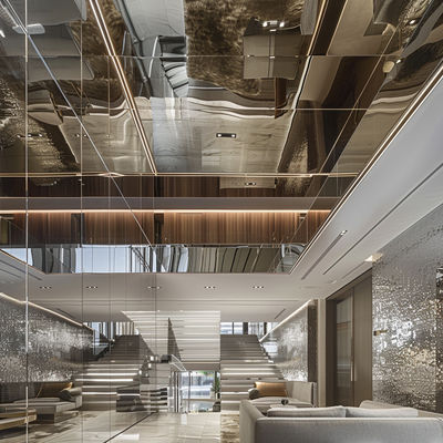 0.8-3.0mm Stainless Steel Ceiling Systems With Long Lasting Shine