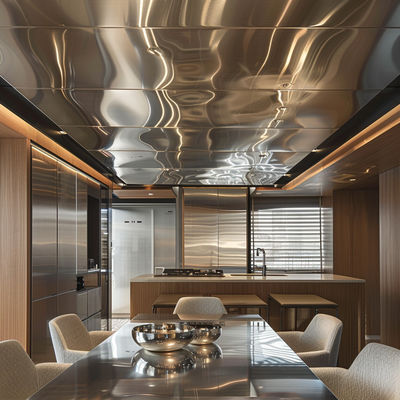 Stainless Steel Honeycomb Panel Aluminum Mirror Composite Panel For Customized Wall Cladding