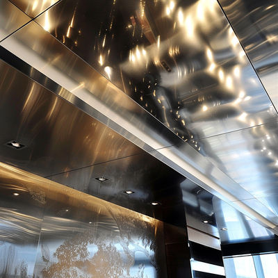 Chất liệu thép màu tuyệt vời / Stainless Steel Plate / Thép nhựa mạ tấm bề mặt tấm sandwich Panel