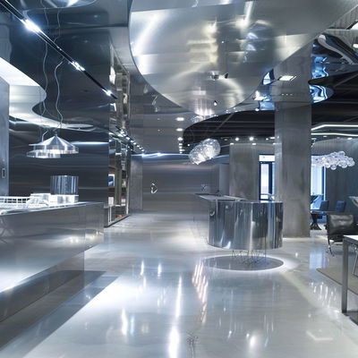 Max Steel Acoustic Stainless Steel Ceiling Grids For Noise Reduction