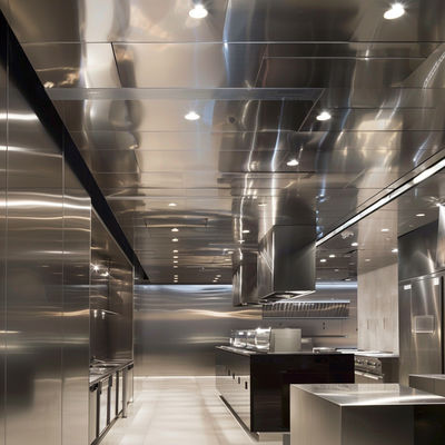 304 / 316 / 201 / 430 Stainless Steel Ceiling Tiles With Easy Cleaning