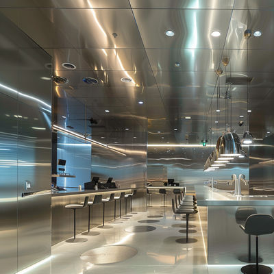 High Quality Stainless Steel Ceiling Panels With Sound Absorption