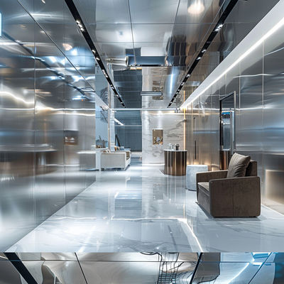 304 / 316 / 201 / 430 Easy To Clean Stainless Steel Ceiling For Hygienic Environments