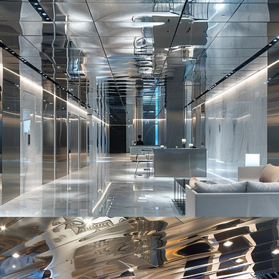 Commercial Grade Stainless Steel Ceiling Grids For Retail Stores
