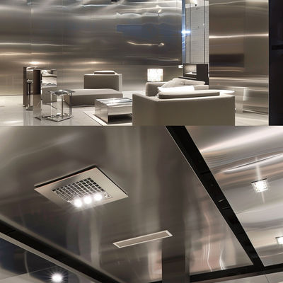 304 / 316 / 201 / 430 Stainless Steel Ceiling Systems With Customizable Designs