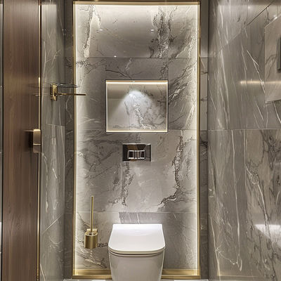 A Class 304 / 316 Stainless Steel Recessed Wall Niche For Enhancing Hotel Bathroom Interiors