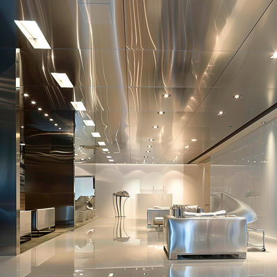 Seamless 1000mm-6000mm Metal Wall Panel Cladding For Sleek Exterior Facades