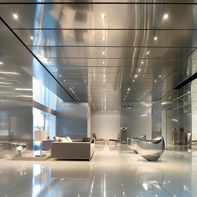 Brushed Stainless Steel Wall Panel Cladding For A Sophisticated Texture