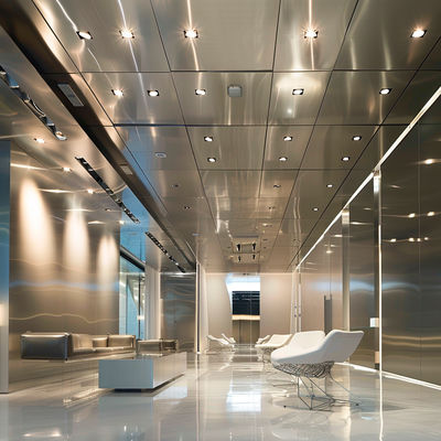 Aesthetic Matte Stainless Steel Wall Panel Cladding For Understated Luxury