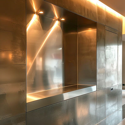 Niche tường thép không gỉ mạnh mẽ cho môi trường thương mại