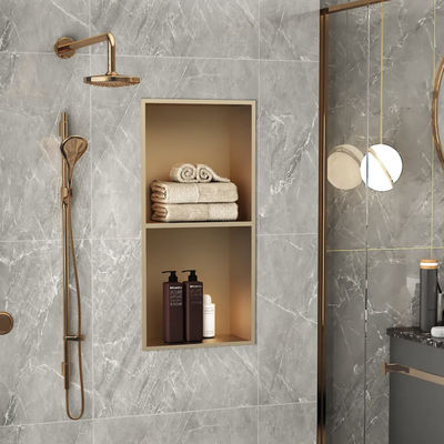 Compact 304 / 316 Contemporary Stainless Steel Wall Niche For Elegant Interior Design