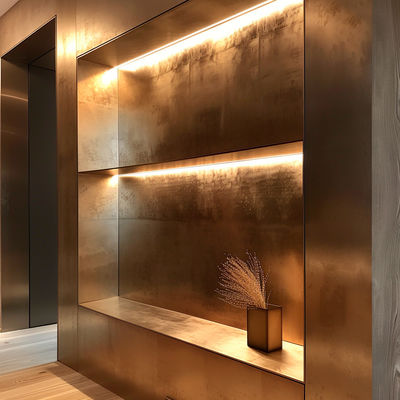 304 / 316 750mm Polished Stainless Steel Niche for Modern Bathrooms