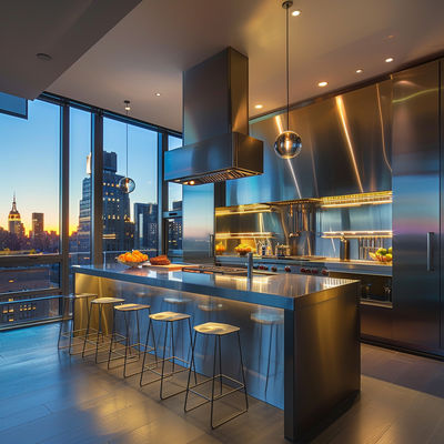 Reflective Stainless Steel Cladding, Silver, for Heat Regulation
