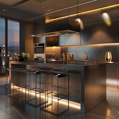 Sustainable Stainless Steel Facades , Green Certified , For Responsible Building Practices