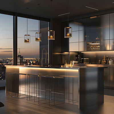 Seamless Stainless Steel Sheets , Polished Silver , For Sleek And Unified Looks