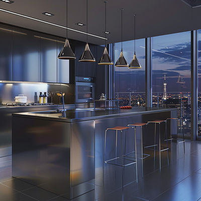 Seamless Stainless Steel Sheets , Polished Silver , For Sleek And Unified Looks