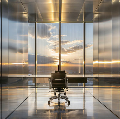 Eco-Friendly Stainless Steel Sheets , Sandblasted , For Green Building Certifications