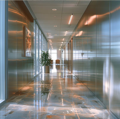 Durable Stainless Steel Panels , Black Matte , 3mm Thick , For High-Traffic Areas