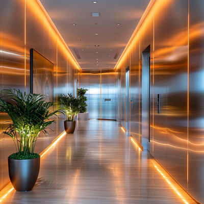 Customizable Stainless Steel Panels , Charcoal Grey , For Unique Design Projects