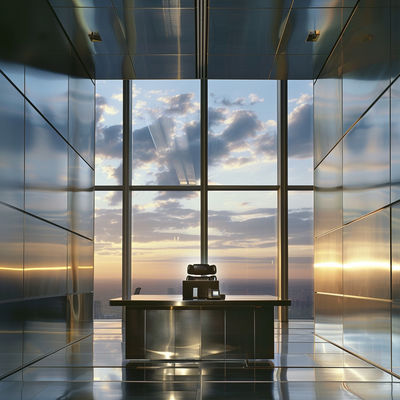 Corrosion-Resistant Stainless Steel Panels , Silver Satin , For Coastal Properties