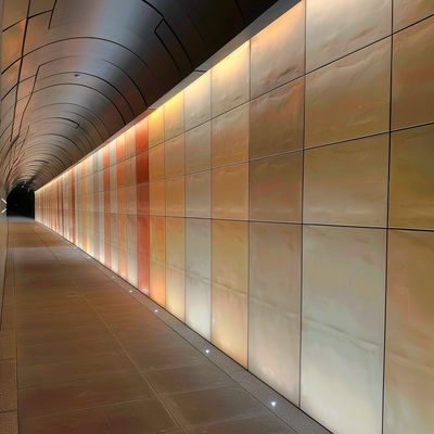 Easy Clean Bright Colorful Vitreous Enamel Panel For Creative Facades