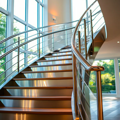 Rust-Proof Stainless Steel Handrails for Seaside Balconies