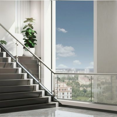 Các tay cầm bằng thép không gỉ bền với chiều cao 1050mm cho hệ thống hàng rào thủy tinh