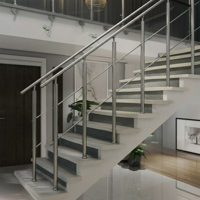 Premium Stainless Steel Handrails with Polished Finish for Glass Railings