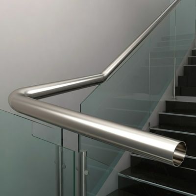 Compact Stainless Steel Handrails with 10mm Side Thickness for Glass Railings