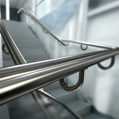 Scratch-Resistant Stainless Steel Handrails for High-Traffic Areas