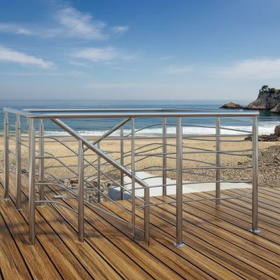 Corrosion-Resistant Stainless Steel Handrails for Oceanfront Decks