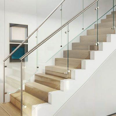 High-Performance Stainless Steel Handrails with 6mm Side Steel Thickness for Glass Railings