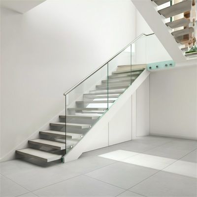 Corrosion-Resistant Stainless Steel Handrails with 304 Steel for Glass Staircases