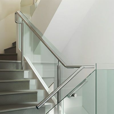 Corrosion-Resistant Stainless Steel Handrails with 304 Steel for Glass Staircases